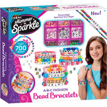 Shimmer n' Sparkle Abc Muotihelmirannekorut