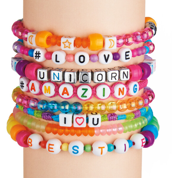Shimmer n' Sparkle Abc Muotihelmirannekorut (Kuva 4 tuotteesta 6)