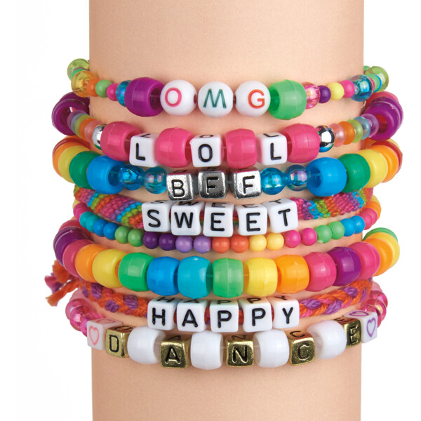 Shimmer n' Sparkle Abc Muotihelmirannekorut (Kuva 5 tuotteesta 6)