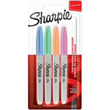 Sharpie Fine Merkkauskynät Pastel 1,0 mm 4-p