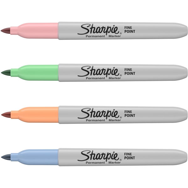 Sharpie Fine Merkkauskynät Pastel 1,0 mm 4-p (Kuva 2 tuotteesta 5)