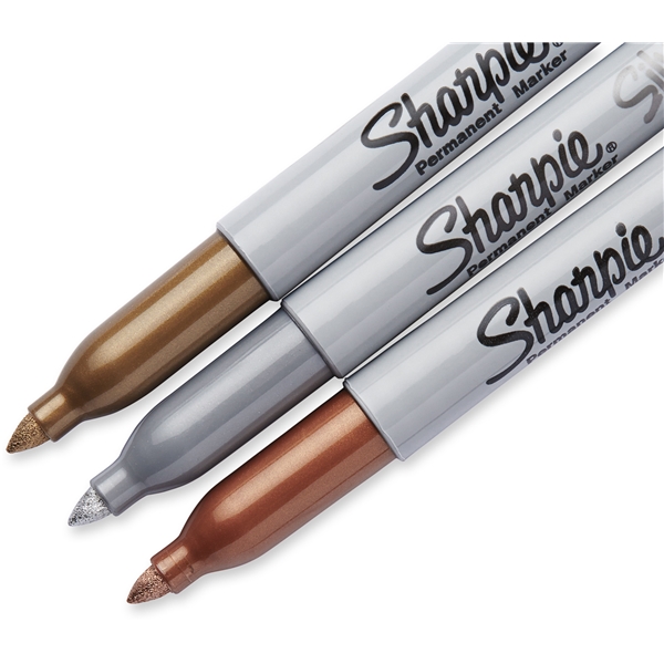 Sharpie Metallic 1,4 mm 3-p (Kuva 2 tuotteesta 6)