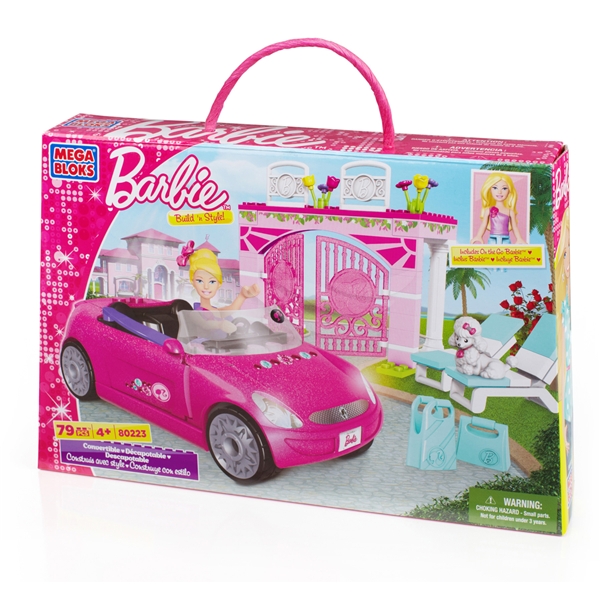 Mega Bloks 80223 Barbie Convertible (Kuva 1 tuotteesta 2)