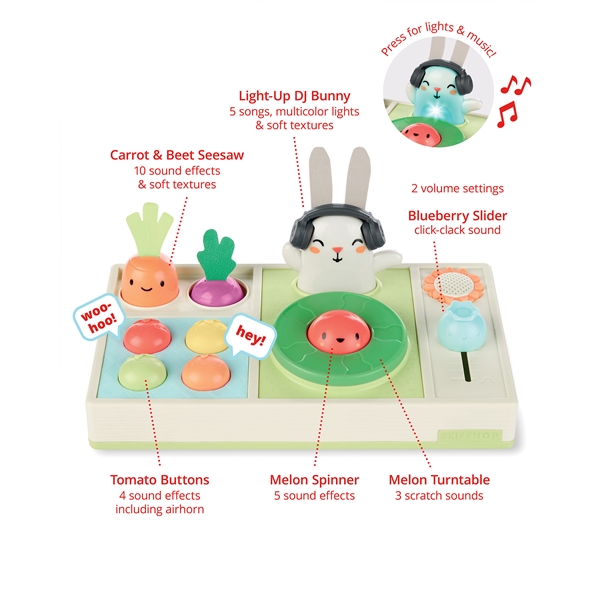 Skip Hop Farmstand Aktiviteettilelu DJ Setti (Kuva 4 tuotteesta 4)