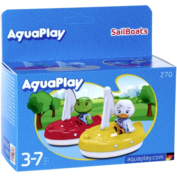 AquaPlay Purjehdusveneet hahmoilla 2 kpl (Kuva 2 tuotteesta 2)