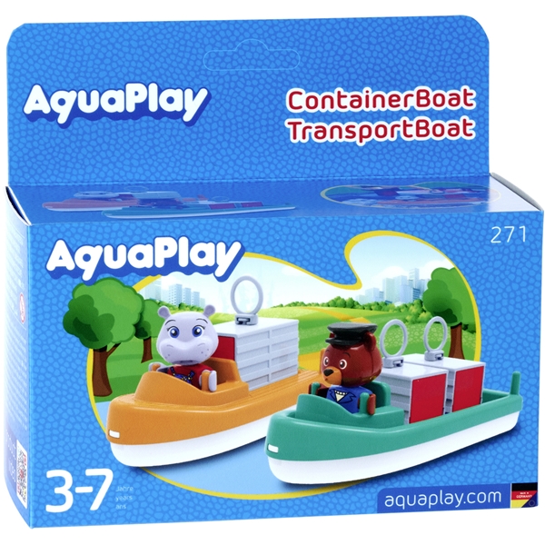 AquaPlay Kontti- ja Kuljetusvene + Hahmot (Kuva 4 tuotteesta 4)