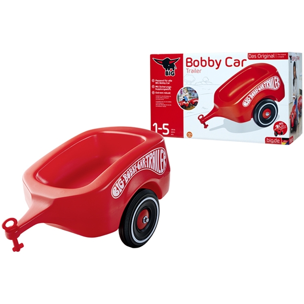 BIG Bobby Car Perävaunu Punainen (Kuva 3 tuotteesta 3)