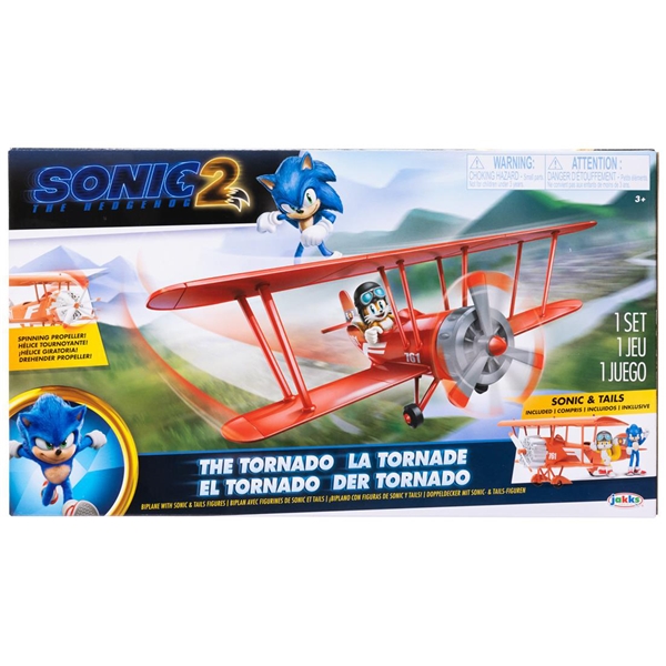 Sonic the Hedgehog 2 Hahmot & Lentokone (Kuva 1 tuotteesta 4)