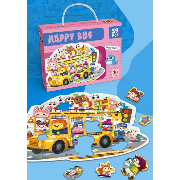 Lattiapalapeli Happy Bus (Kuva 2 tuotteesta 2)