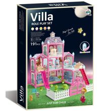 Nukkekoti Villa Glow In The Dark 191 osaa