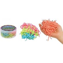 Puristeltava savi Jiggle Worms 12 kpl