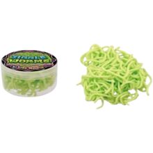 Puristeltava savi Jiggle Worms, hohtava, 12 kpl