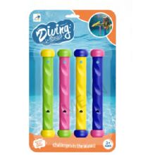 Uinti- ja sukelluslelu 4 kpl tikkuja