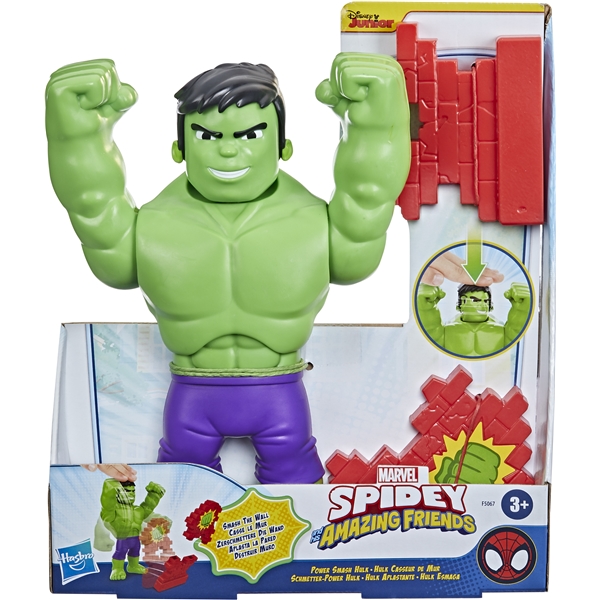 Spidey & his Amazing Friends Power Smash Hulk (Kuva 1 tuotteesta 5)