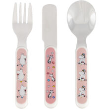 Muumilaakso lasten aterimet vaaleanpunainen