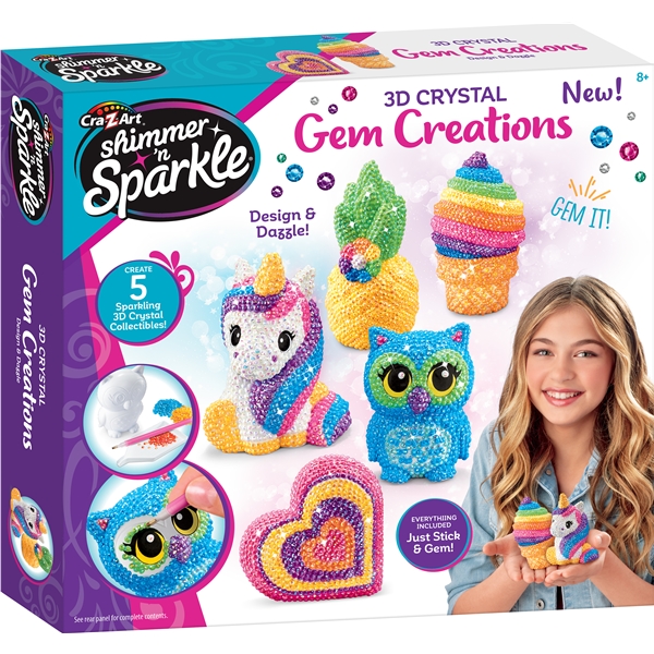 Shimmer n' Sparkle 3D Crystal Gem Creations (Kuva 1 tuotteesta 6)