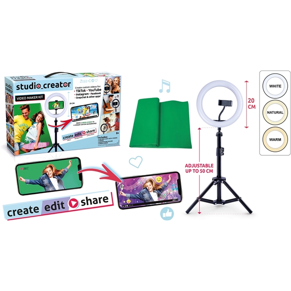 Studio Creator Video Maker Kit (Kuva 2 tuotteesta 3)