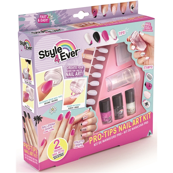 Style 4 Ever Pro Tips Nail Art Kit (Kuva 1 tuotteesta 2)