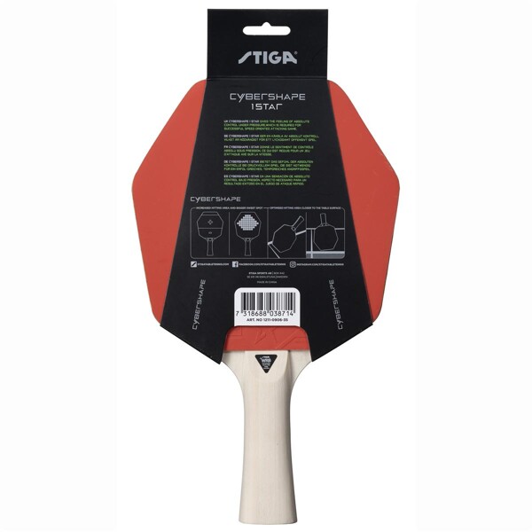 STIGA Pöytätennismaila Cybershape 1-Star (Kuva 2 tuotteesta 5)