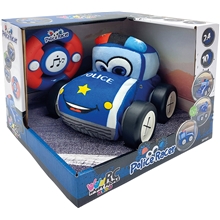 Poliisi R/C Pehmoleluauto Radio-ohjattava 20 cm