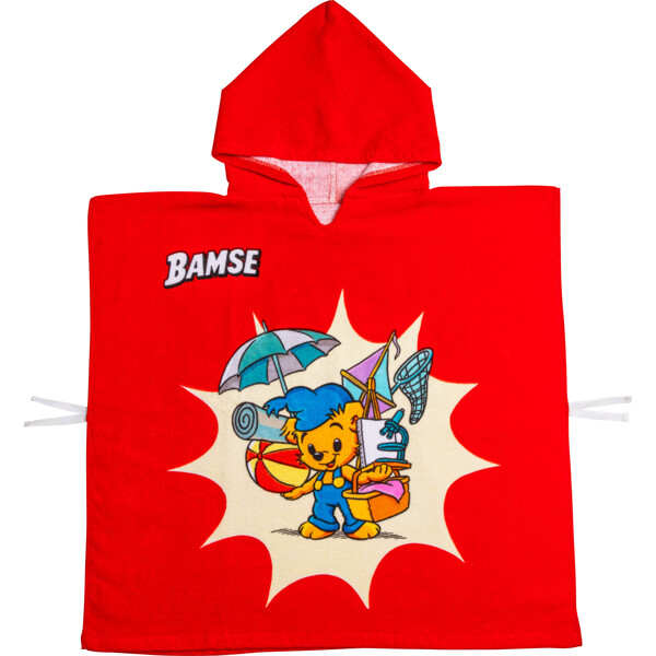 Swimpy Bamse kylpytakki Ranta Punainen