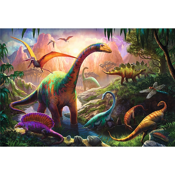 Palapeli 100 palaa Dinosaurusten maa (Kuva 2 tuotteesta 2)