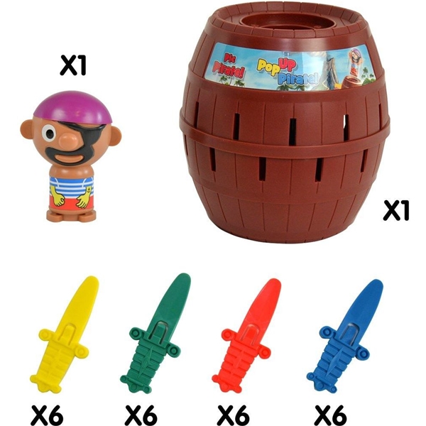 Tomy Pop Up Pirate (Kuva 2 tuotteesta 5)