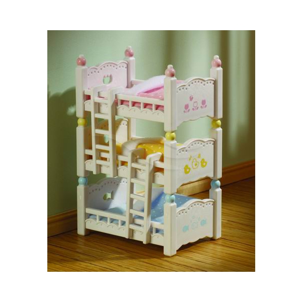 Sylvanian Families Triple Bunk Beds