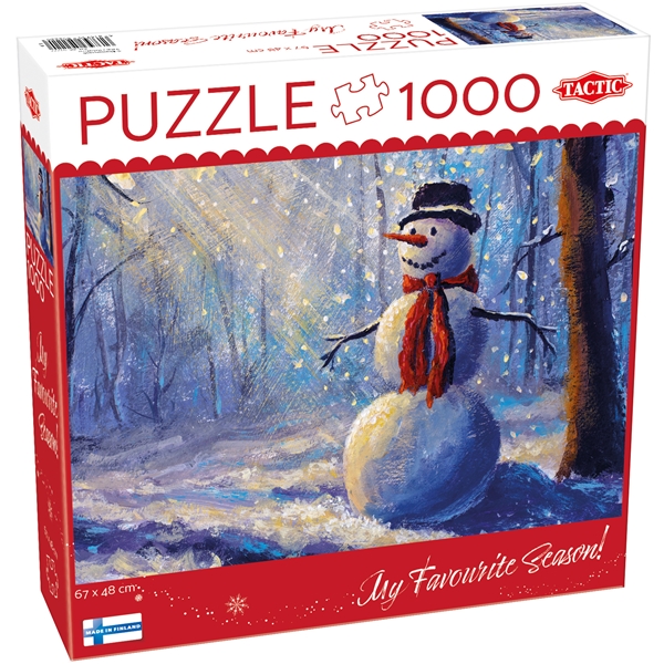 Palapeli 1000 Palaa Happy Snowman (Kuva 1 tuotteesta 2)