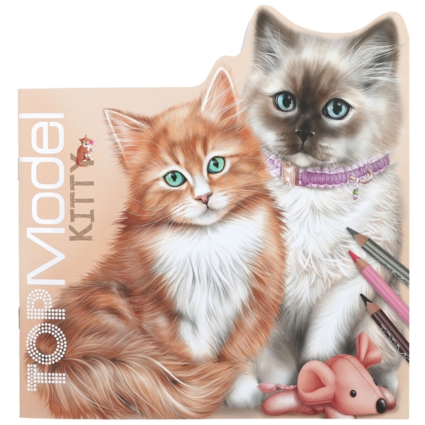 TOPModel Värityskirja KITTY & DOGGY, kissa (Kuva 1 tuotteesta 4)