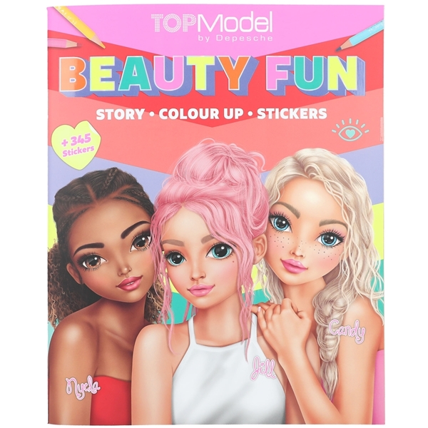 TOPModel Värityskirja BEAUTY FUN (Kuva 1 tuotteesta 4)