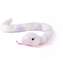 Teddykompaniet Käärme Sateenkaari 120 cm Roosa