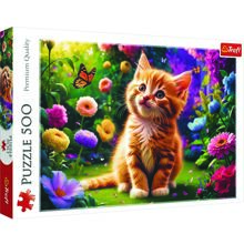 Palapeli 500 palaa Trefl Suloinen Kissanpentu