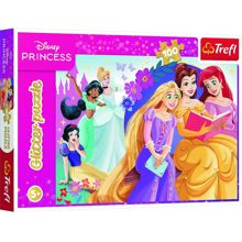 100 palan glitterpalapeli Disney-prinsessa
