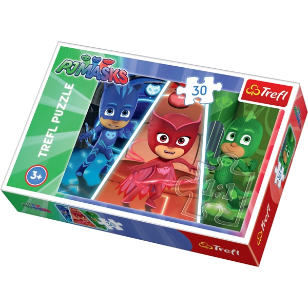 Palapeli 30 Palaa - PJMasks Brave team