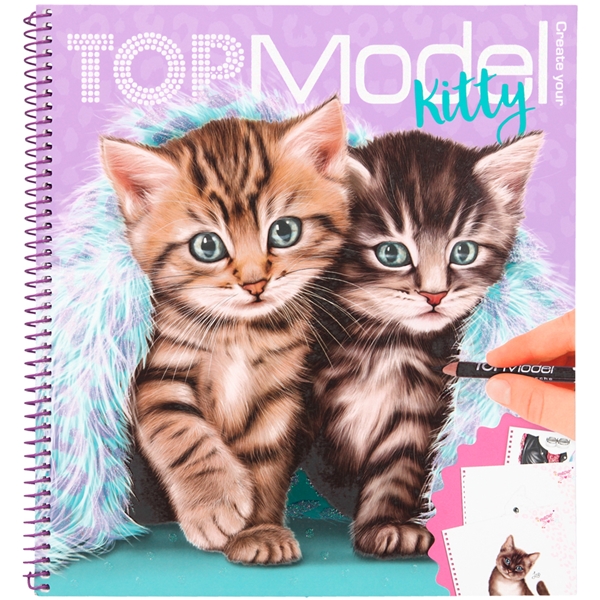 TOPModel Kitty Värityskirja (Kuva 1 tuotteesta 2)