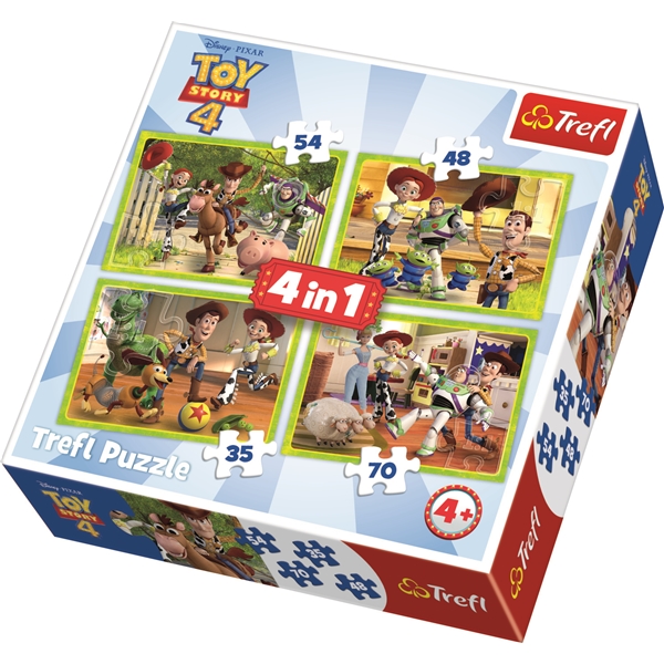 Palapeli 4-in-1 Toy Story 4: Toy Team
