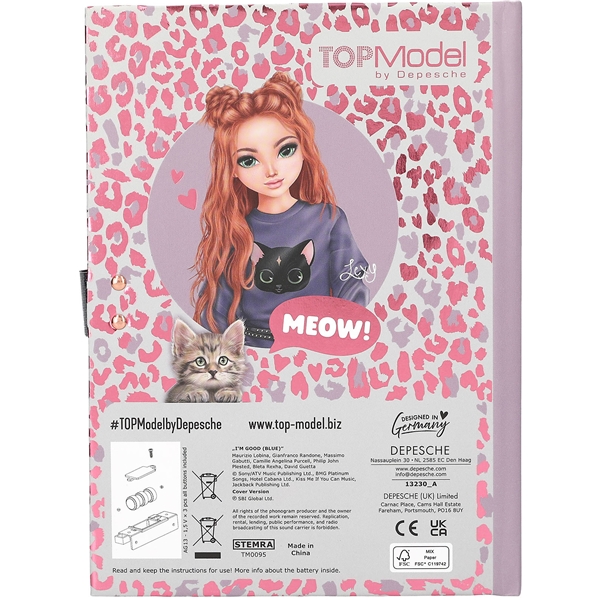 TOPModel Päiväkirja REBEL KITTY (Kuva 4 tuotteesta 4)