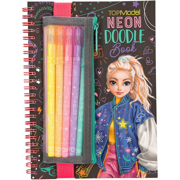 TOPModel Doodle Puuhakirja & Neon-kynät (Kuva 1 tuotteesta 5)