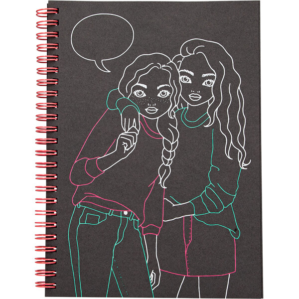 TOPModel Doodle Puuhakirja & Neon-kynät (Kuva 4 tuotteesta 5)