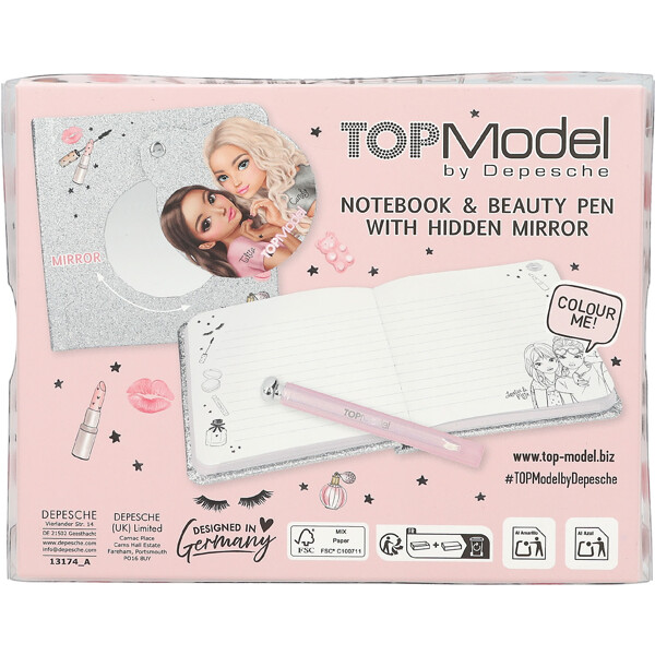 TOPModel Beauty Muistikirja ja Mustekynä (Kuva 4 tuotteesta 4)