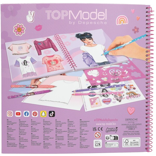 TOPModel T-paita Designkirja Louise (Kuva 5 tuotteesta 5)