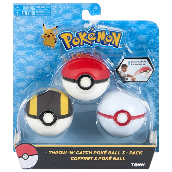 Pokémon Foam Pokeball Multipack