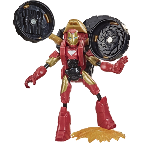 Avengers Bend & Flex Rider Iron Man (Kuva 3 tuotteesta 6)