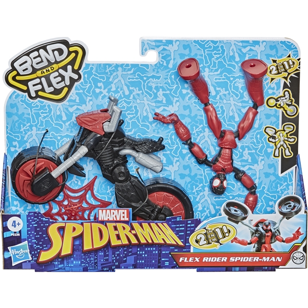 Spider-Man Bend & Flex Rider Spider-Man (Kuva 1 tuotteesta 6)