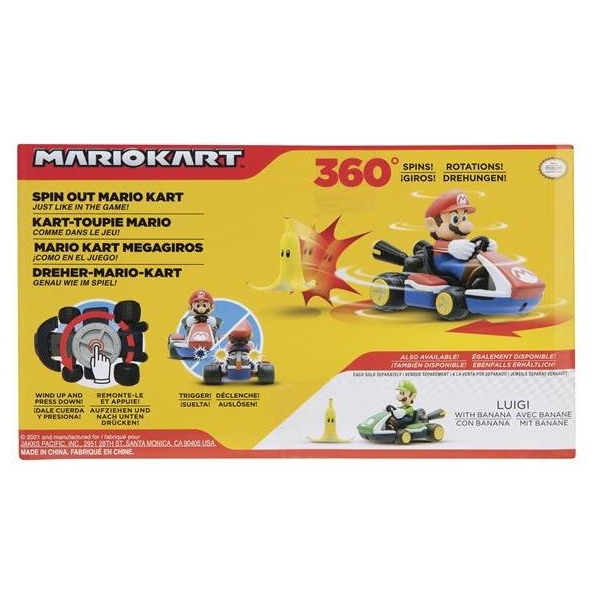 Super Mario Spin Out Mario Kart Mario (Kuva 4 tuotteesta 4)