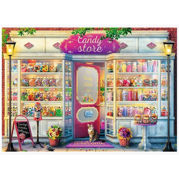 Palapeli 500 Palaa Candy Store (Kuva 2 tuotteesta 2)