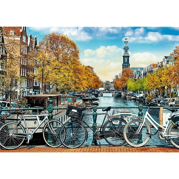 Trefl Prime Palapeli Autumn in Amsterdam 1000p (Kuva 2 tuotteesta 4)