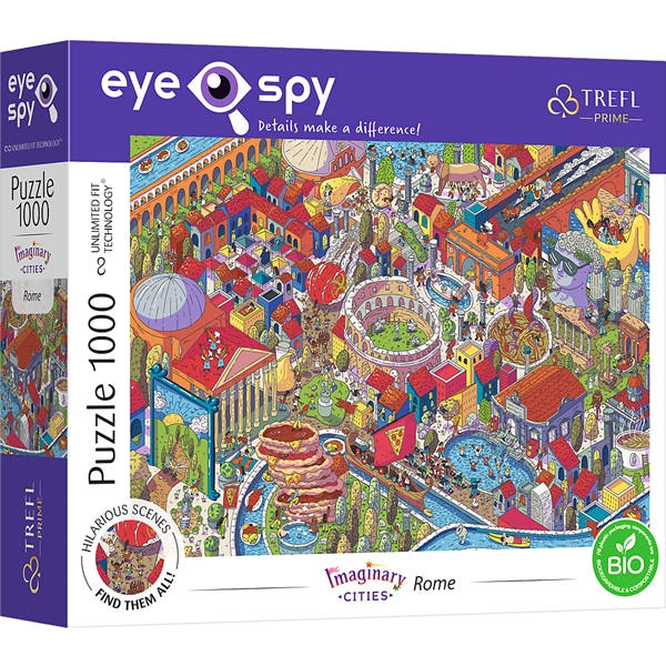 Trefl Prime Palapeli Eye-Spy Rome 1000 Palaa (Kuva 1 tuotteesta 2)