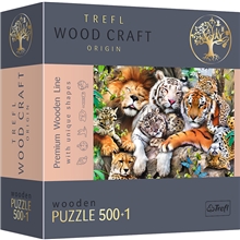 Trefl Wood Palapeli Wild Cats 501 Palaa